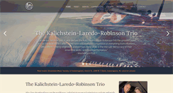 Desktop Screenshot of kalichstein-laredo-robinson-trio.com