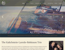 Tablet Screenshot of kalichstein-laredo-robinson-trio.com